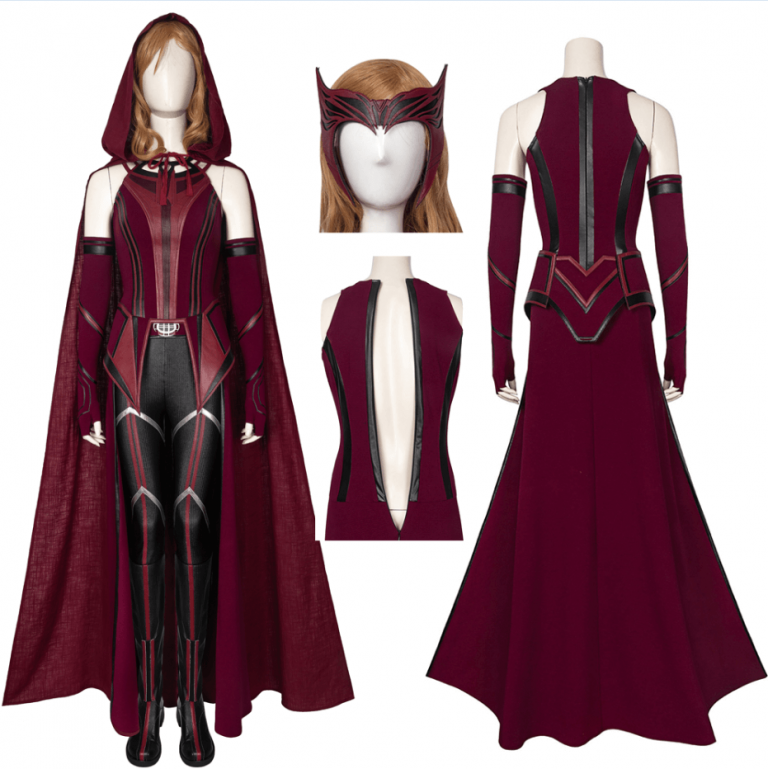 How To Choose The Ideal Wandavision Scarlet Witch Classic Costume Costumestime Movie Costumes 